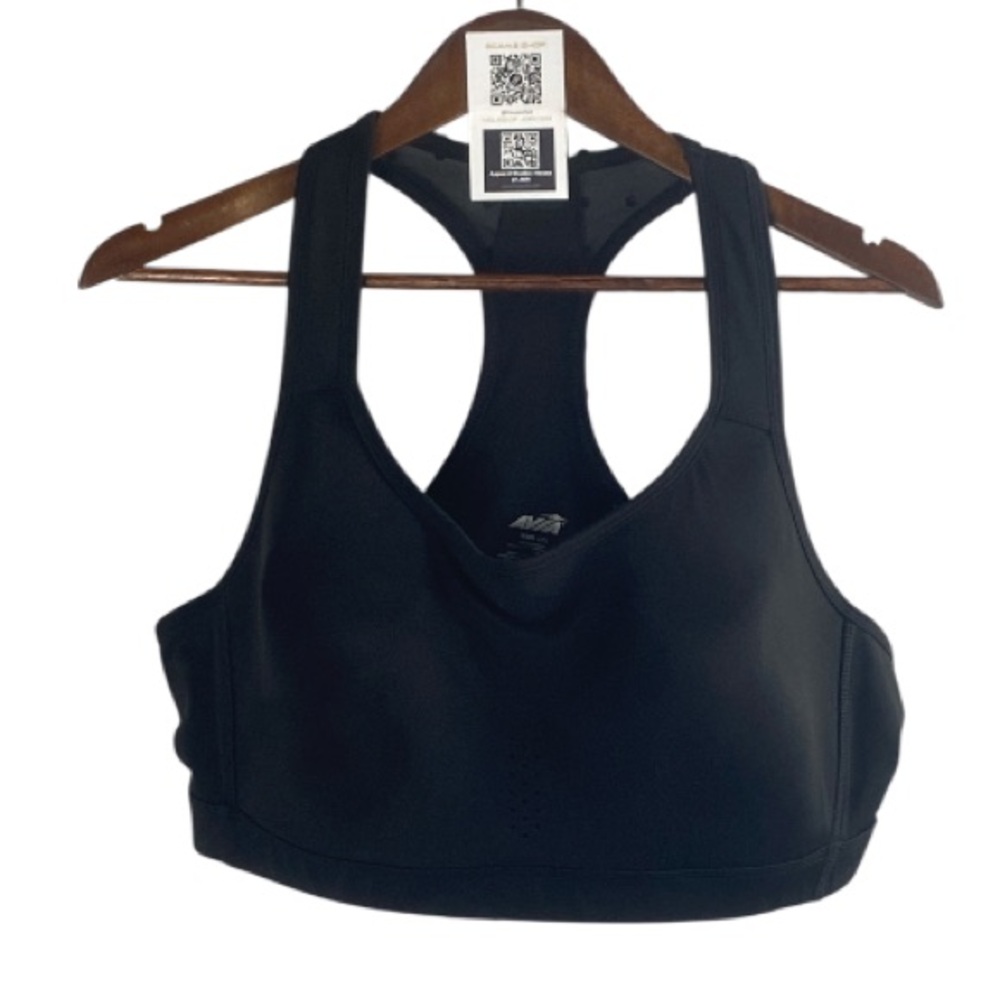 Avia Black Athletic Tee with White Logo